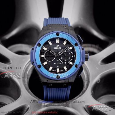 Perfect Replica Hublot Big Bang Blue King Power 45mm Automatic Chronograph Watch